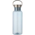 Garrafa de água com tampa de rosca e pega em aço inoxidável 600ml cor azul-claro segunda vista frontal
