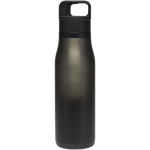 Copo térmico de parede dupla com tampa one-touch 500ml cor preto segunda vista frontal