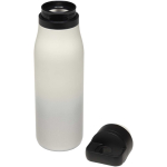 Copo térmico de parede dupla com tampa one-touch 500ml cor branco segunda vista