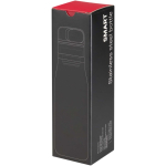 Copo térmico de parede dupla com tampa one-touch 500ml cor branco segunda vista com caixa