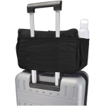 Mala a tiracolo para portátil com tira para mala e bolso oculto 13'' cor preto terceira vista