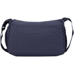 Mala a tiracolo para portátil com tira para mala e bolso oculto 13'' cor azul-marinho segunda vista traseira