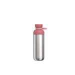 Garrafa de aço inoxidável reciclado com dupla abertura 700ml Mepal cor cor-de-rosa segunda vista frontal