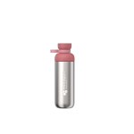 Garrafa de aço inoxidável reciclado com dupla abertura 700ml Mepal cor cor-de-rosa vista impressa logo 2