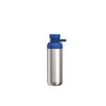 Garrafa de aço inoxidável reciclado com dupla abertura 700ml Mepal cor azul pastel segunda vista frontal