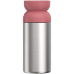 Caneca térmica em aço inoxidável reciclado com bordo 360° 350 ml Mepal cor cor-de-rosa segunda vista frontal