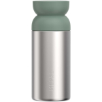 Caneca térmica em aço inoxidável reciclado com bordo 360° 350 ml Mepal cor verde maçã segunda vista frontal