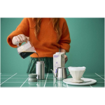 Caneca térmica em aço inoxidável reciclado com bordo 360° 350 ml Mepal cor verde maçã imagem de estilo de vida 2