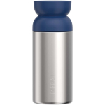 Caneca térmica em aço inoxidável reciclado com bordo 360° 350 ml Mepal cor azul pastel segunda vista frontal