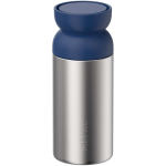 Caneca térmica em aço inoxidável reciclado com bordo 360° 350 ml Mepal cor azul pastel