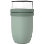 Marmita de plástico com compartimento duplo 1,05L Mepal cor verde maçã segunda vista frontal