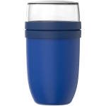Marmita de plástico com compartimento duplo 1,05L Mepal cor azul pastel segunda vista frontal