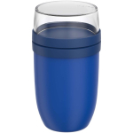 Marmita de plástico com compartimento duplo 1,05L Mepal cor azul pastel