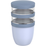 Caixa hermética com 3 compartimentos 900 ml Mepal cor azul