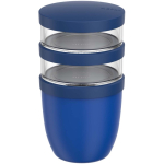 Caixa hermética com 3 compartimentos 900 ml Mepal cor azul pastel