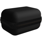 Adaptador de viagem personalizável com carregamento rápido 33W GaN cor preto segunda vista com caixa