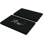 Bateria externa fina em alumínio reciclado 5.000 mAh SCX.design cor preto terceira vista