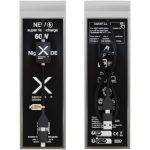 Cabo de carregamento e dados com logótipo iluminado 60W 1m SCX.design cor preto segunda vista com caixa