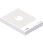 Localizador BT resistente à água com alarme sonoro Chipolo cor branco segunda vista com caixa