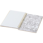 Conjunto de caderno e marcadores com bolsa transparente B6 cor natural segunda vista