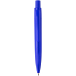 Mini caneta em plástico reciclado RCS com tinta azul cor azul real