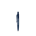 Mini caneta em plástico reciclado RCS com tinta azul vista principal
