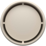 Copo de parede única com tampa 360° e rebordo isolante 350ml cor areia segunda vista