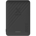 Bateria externa ultrafina com carregamento sem fios 5.000 mAh Xtorm cor preto segunda vista frontal