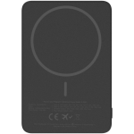 Bateria externa ultrafina com carregamento sem fios 5.000 mAh Xtorm cor preto segunda vista traseira