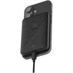 Bateria externa ultrafina com carregamento sem fios 5.000 mAh Xtorm cor preto terceira vista