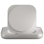 Carregador magnético Qi2 para mesa de cabeceira com cabo USB-C 15W Zens cor branco