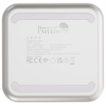 Carregador magnético Qi2 para mesa de cabeceira com cabo USB-C 15W Zens cor branco vista impressa logo 2