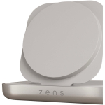 Carregador magnético Qi2 para mesa de cabeceira com cabo USB-C 15W Zens cor branco terceira vista