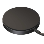 Carregador magnético de secretária com USB-C e potência de 15 W Zens cor preto vista detalhe 1