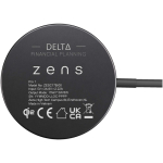 Carregador magnético de secretária com USB-C e potência de 15 W Zens cor preto vista impressa logo 2