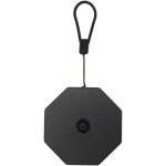 Candeeiro de mesa dobrável para secretária com luz ambiente cor preto segunda vista frontal