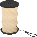 Candeeiro de mesa dobrável para secretária com luz ambiente cor preto