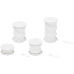 Candeeiro de mesa dobrável para secretária com luz ambiente cor branco terceira vista
