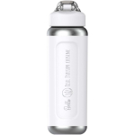 Garrafa de água isolada a vácuo de parede dupla 710 ml Stanley cor branco vista impressa logo 2