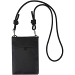 Bolsa organizadora de acessórios resistente à água com RFID cor preto segunda vista frontal