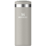 Copo térmico hermético de parede dupla com tampa fliptop 350ml Stanley cor cinzento segunda vista frontal