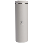 Copo térmico de parede dupla com tampa hermética 470ml Stanley cor cinzento vista impressa logo 2