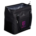Saco térmico com bolso em rede e fecho de correr para 20 latas Stanley cor preto