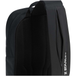 Mala a tiracolo urbana com bolsos e alça acolchoada 9L cor preto vista detalhe 1