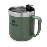 Caneca térmica com tampa antissalpicos em aço inoxidável 350ml Stanley cor verde-escuro