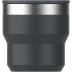 Caneca térmica empilhável parede dupla em aço inoxidável 295 ml Stanley cor preto segunda vista traseira