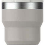 Caneca térmica empilhável parede dupla em aço inoxidável 295 ml Stanley cor cinzento segunda vista traseira