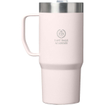 Caneca térmica com tampa anti-derramamento e parede dupla 473ml Stanley cor cor-de-rosa claro vista impressa logo 2