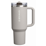 Copo térmico Stanley 1,18 L com palhinha rebatível à prova de fugas cor cinzento segunda vista frontal