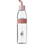 Garrafa de água hermética com presilha integrada 700ml Mepal cor cor-de-rosa vista impressão tampografia